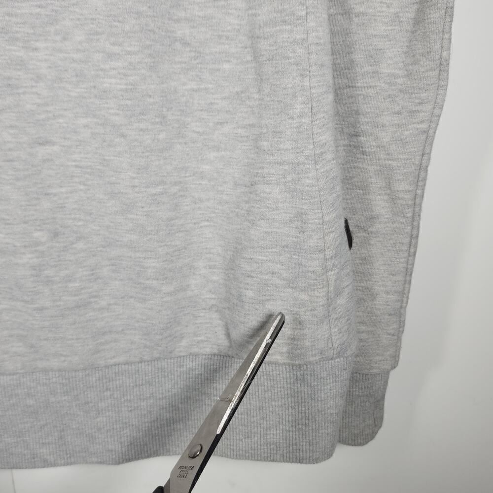 Naketano Women’s Small Darth Gray Funnel Neck Pullover Hoodie Sweatshirt - Picture 9 of 13
